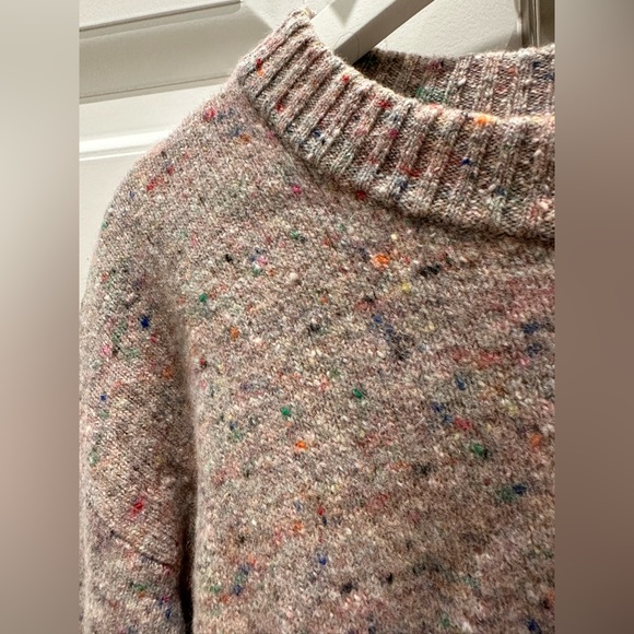 A.L.C. Emmeline Speckled Wool-Cashmere Sweater, Size Small, Colour Mixed - Picture 4 of 7